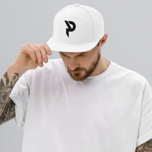Pumpcore Classic Snapback Hat - Black Monogram