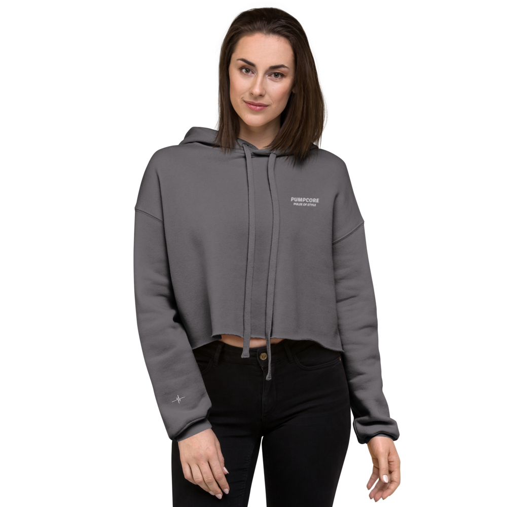 Pumpcore Women’s Crop Hoodie – Minimal Street Edition