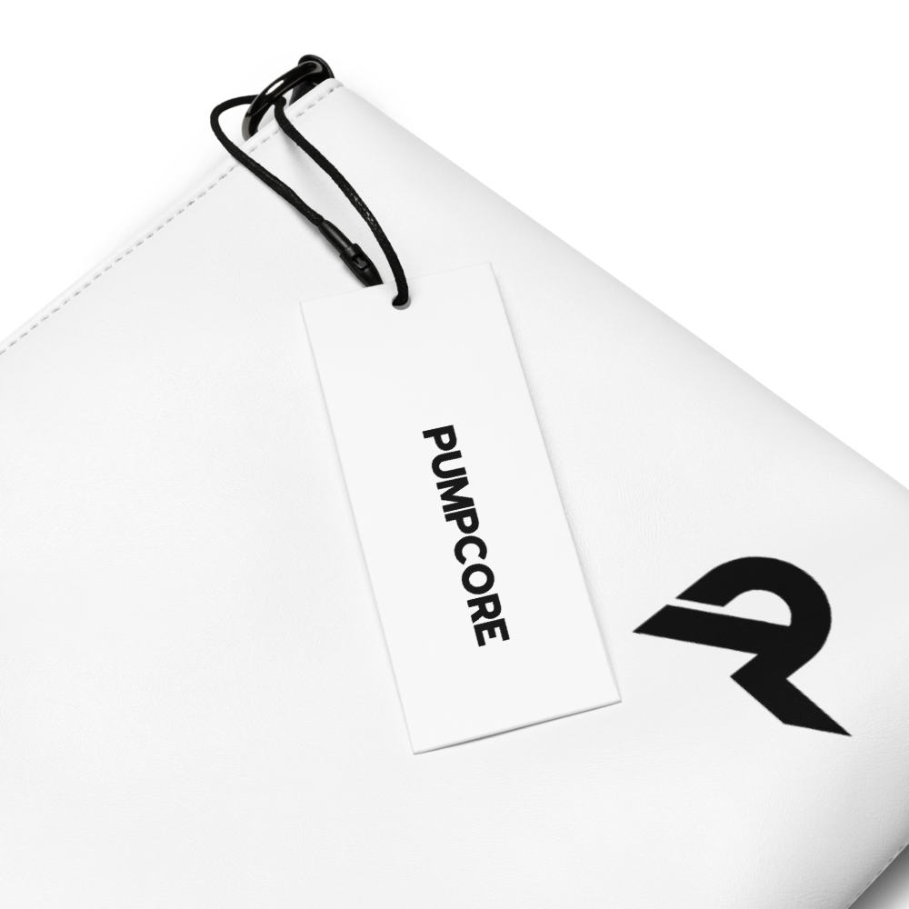 Pumpcore CoreBag™ City Crossbody — White | Black Monogram