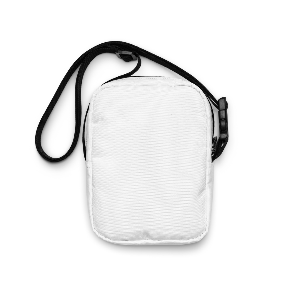 Pumpcore CoreBag™ Utility Crossbody — White | Black Monogram