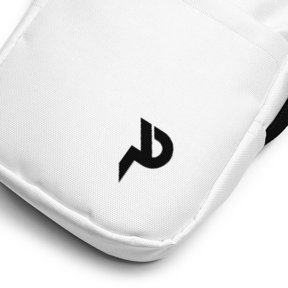 Pumpcore CoreBag™ Utility Crossbody — White | Black Monogram