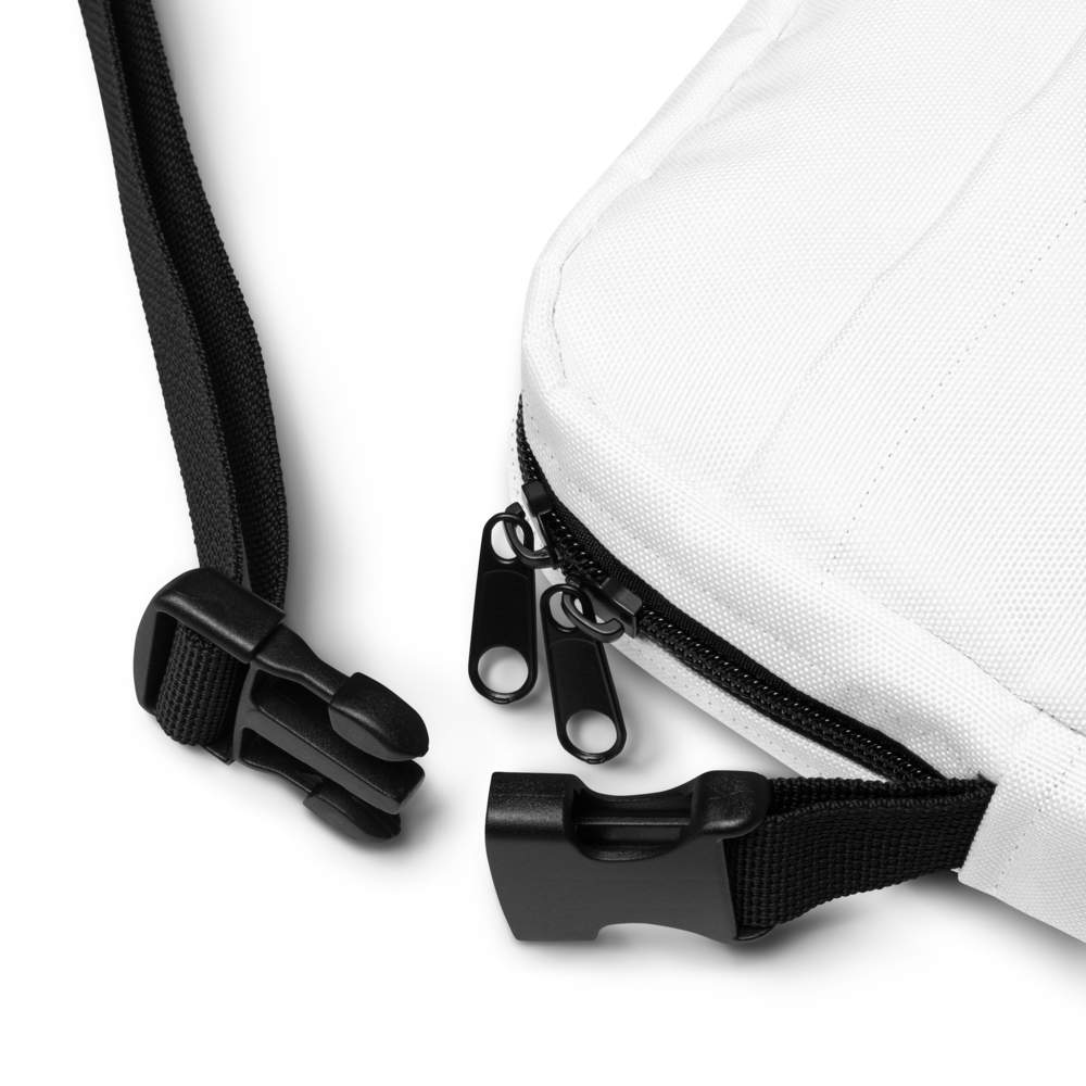 Pumpcore CoreBag™ Utility Crossbody — White | Black Monogram