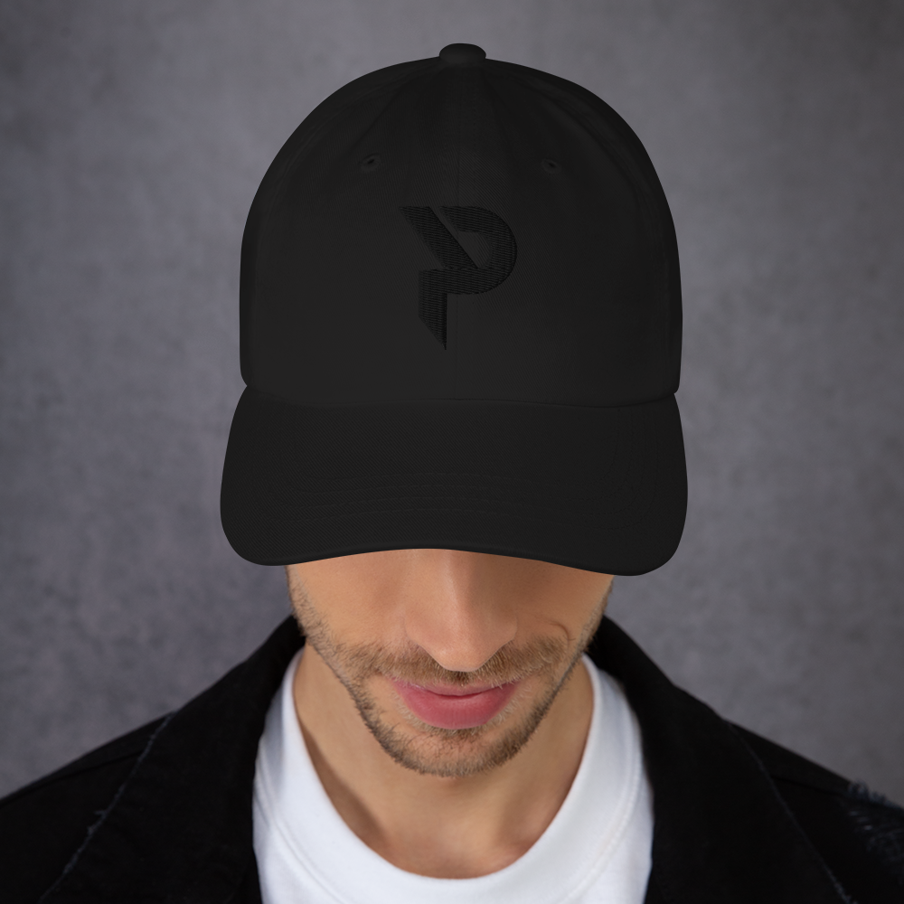Pumpcore Classic Dad Hat – Black Monogram