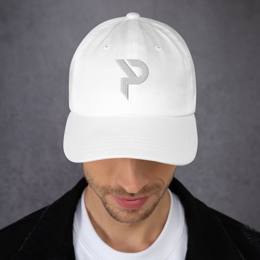 Pumpcore Monogram Dad Hat – White Monogram