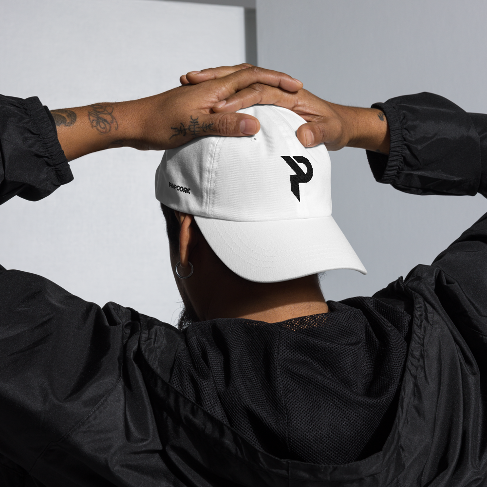Pumpcore Classic Dad Hat – Black Monogram