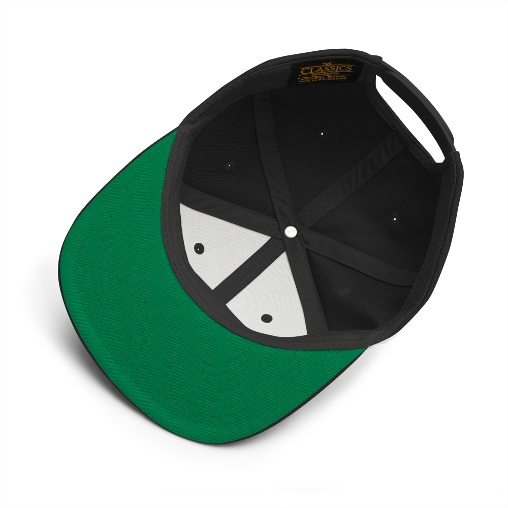 Pumpcore Classic Snapback Hat - White Monogram