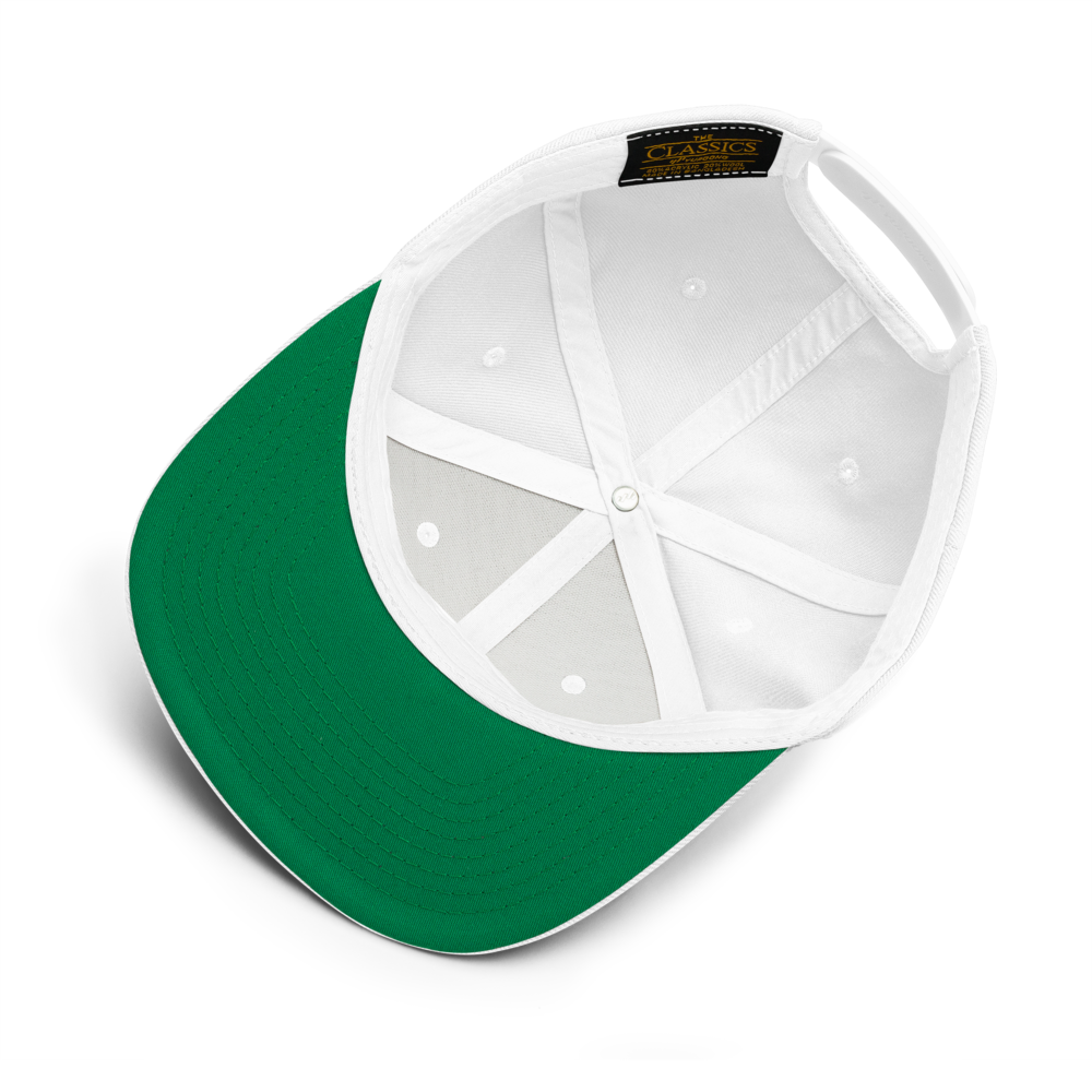 Pumpcore Classic Snapback Hat - White Monogram
