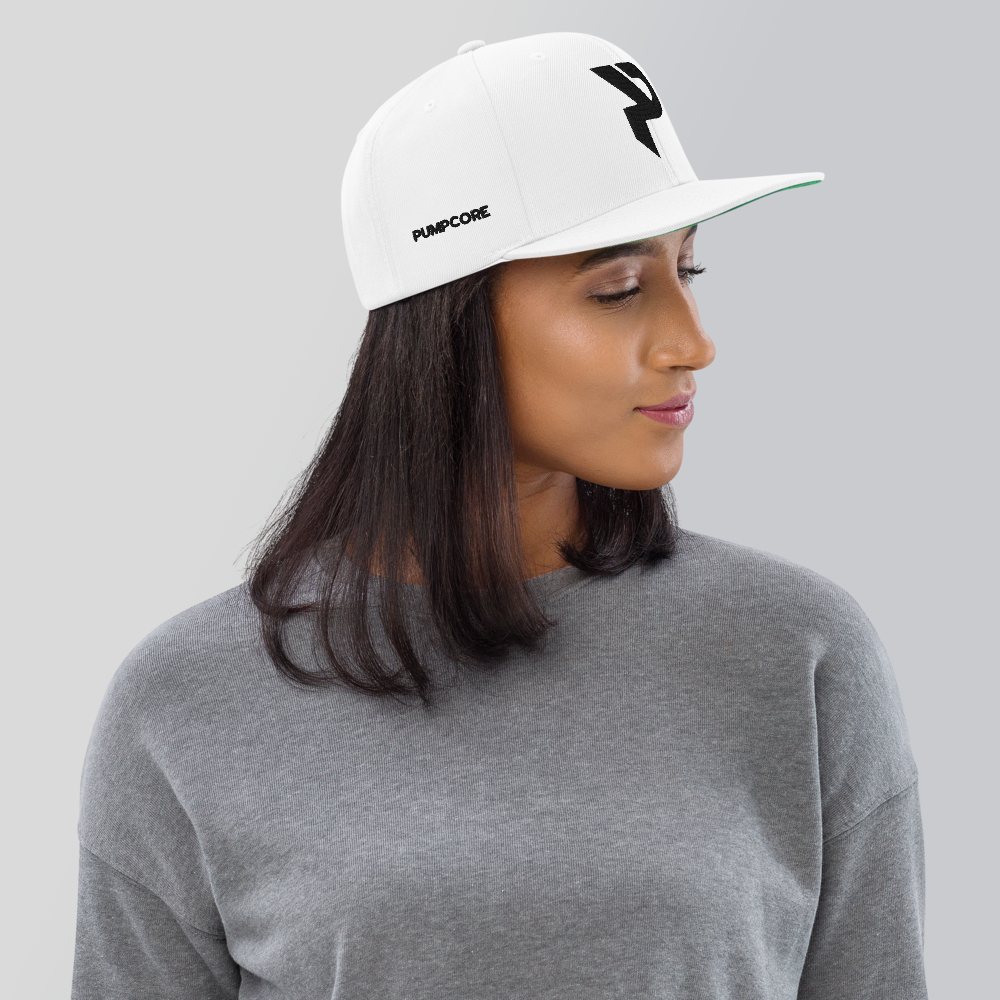 Pumpcore Classic Snapback Hat - Black Monogram