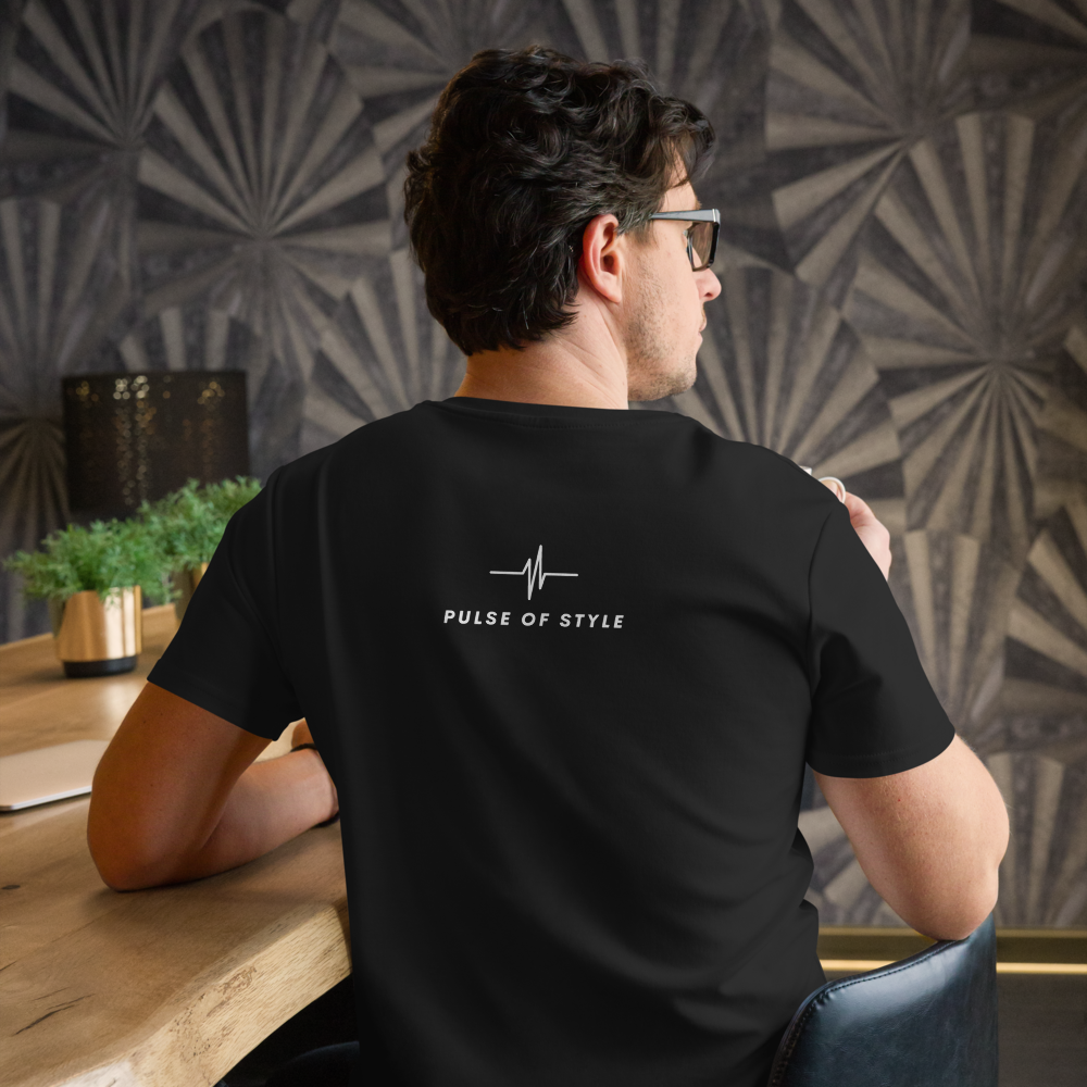 Pumpcore CoreLine™ Premium Cotton Tee – Black | White Logo
