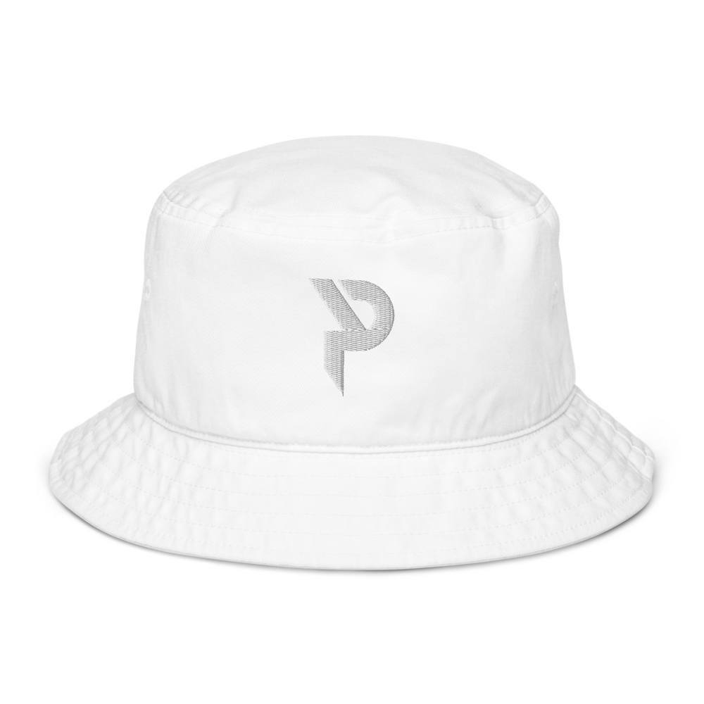 Pumpcore CoreCap™ Organic Bucket — White Monogram Edition