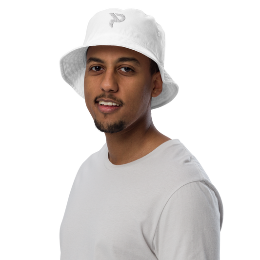 Pumpcore CoreCap™ Organic Bucket — White Monogram Edition