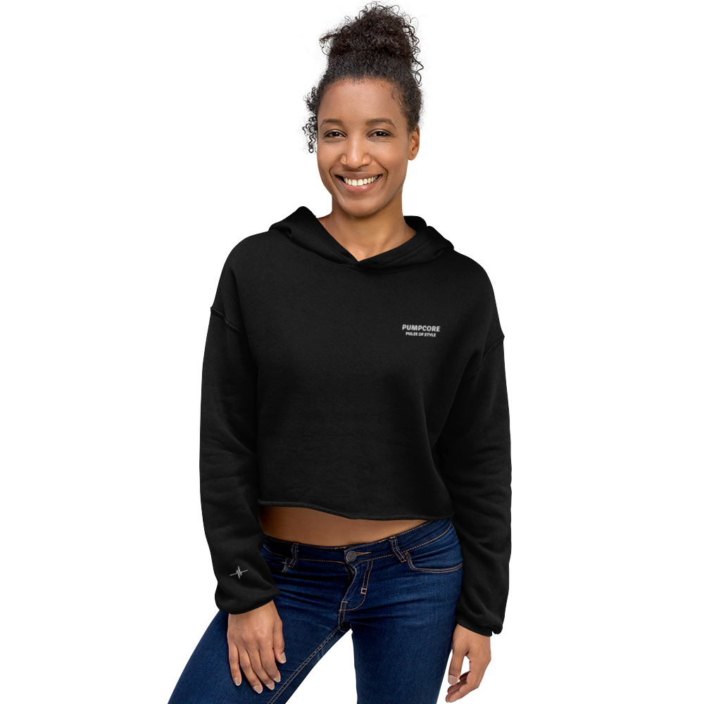 Pumpcore Women’s Crop Hoodie – Minimal Street Edition