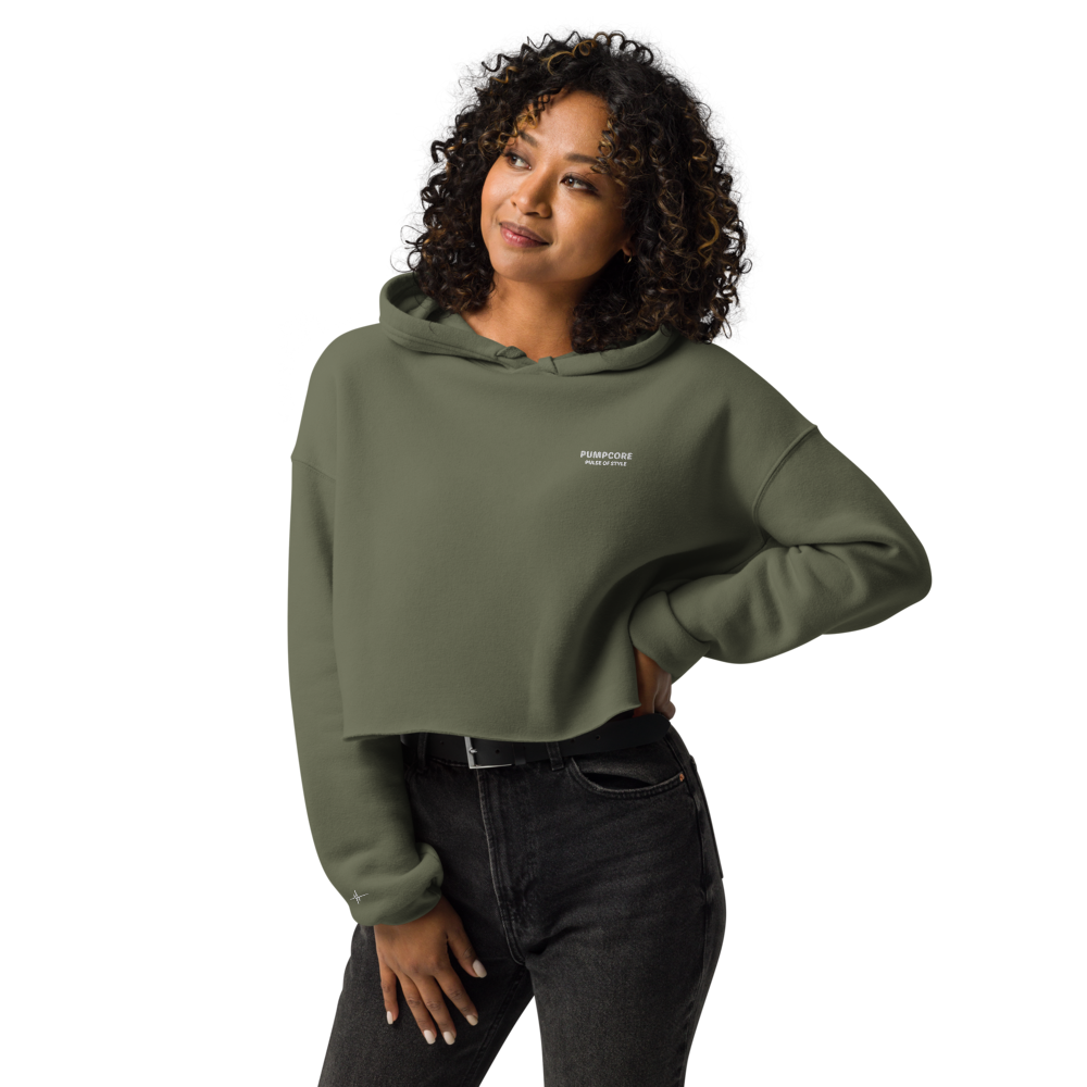 Pumpcore Women’s Crop Hoodie – Minimal Street Edition
