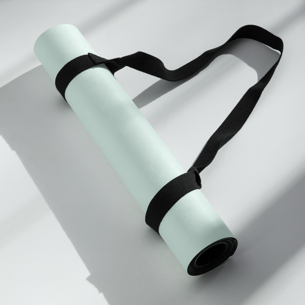 Pumpcore CoreTrainer™ Yoga Mat — Soft Mint | Graphite Wordmark