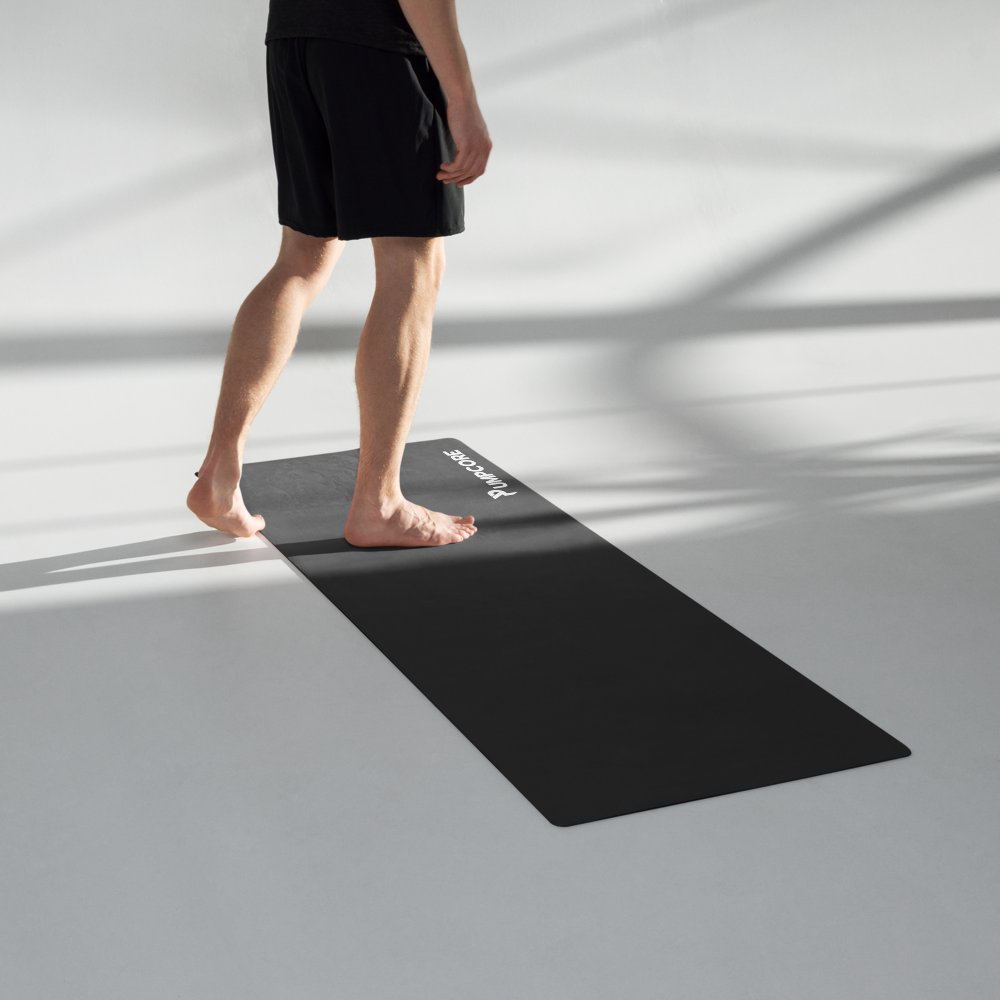 Pumpcore CoreTrainer™ Yoga Mat — Iron Grey | White Wordmark